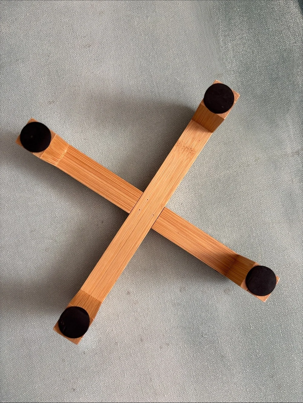 Cat Elevated Slow Feeder with Bamboo Stand